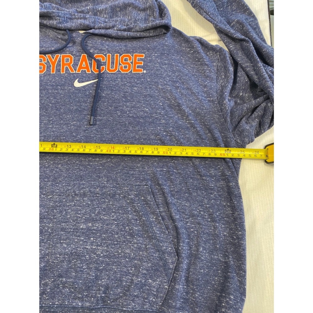 Nike Syracuse Hoodie XL Blue Orange Swoosh Lightweight Pullover NCAA - Picture 6 of 12